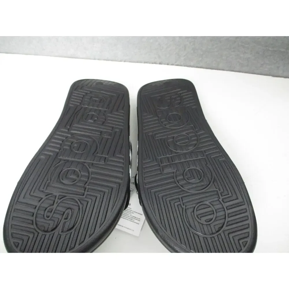 Adidas Adissage Sandals Slides Black/White Mens Sz 10 Womens Sz 11